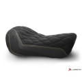 LUIMOTO (Hex-Diamond) Rider Seat Cover for the HARLEY DAVIDSON SPORTSTER IRON 883 (2016+)
